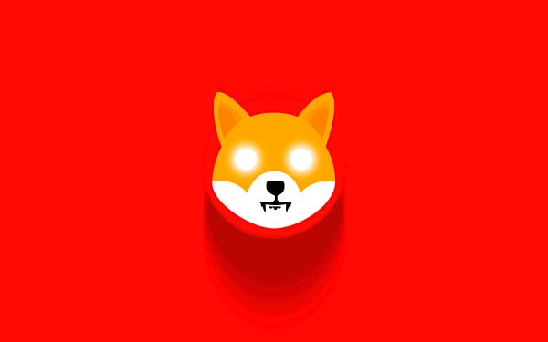 Technology Cryptocurrency Shiba Inu coin Minimalist HD Wallpaper | Background Image