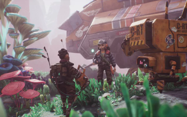 video game The Gunk HD Desktop Wallpaper | Background Image