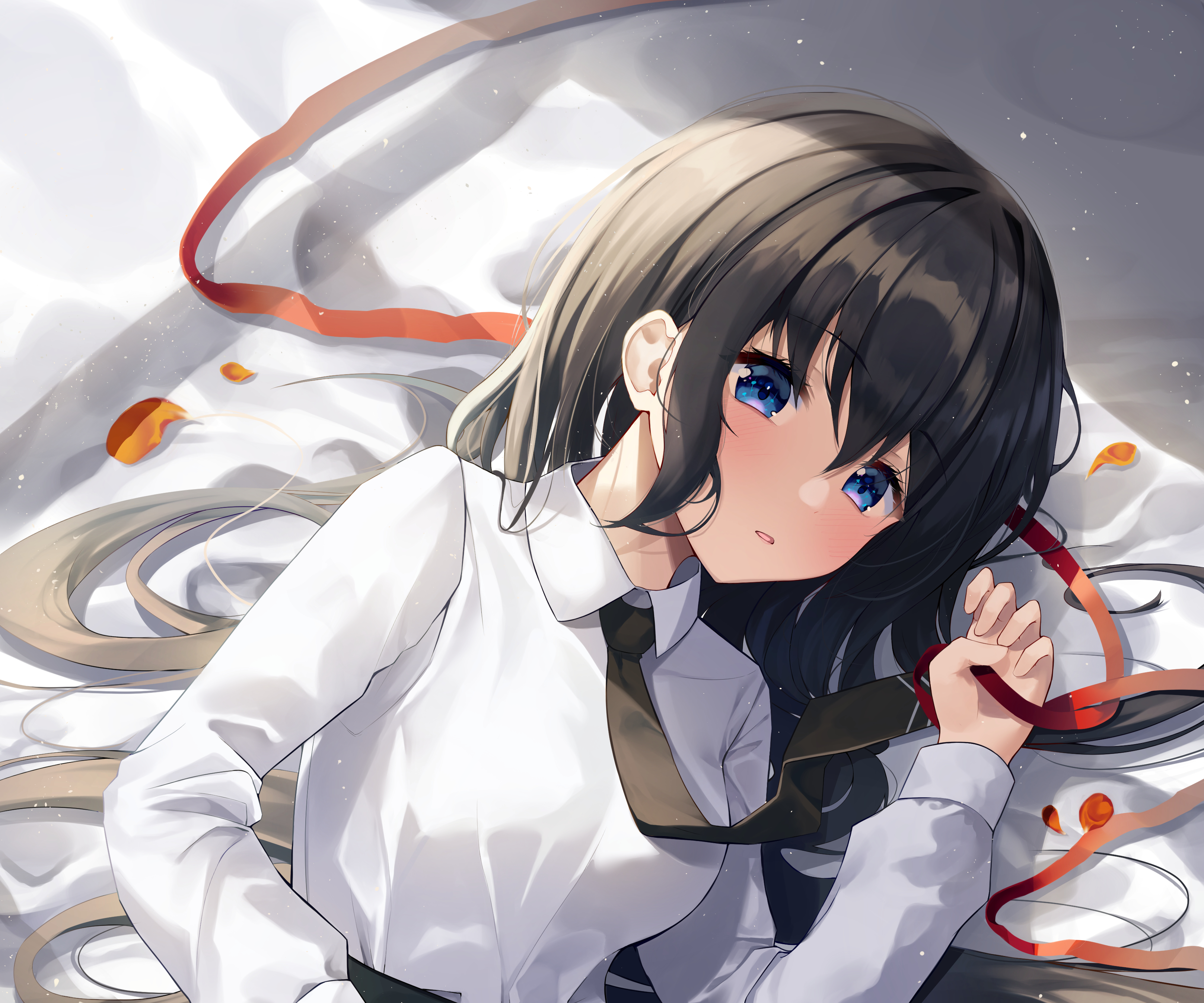 Download Anime Girls Pfp Blue Eyes Wallpaper