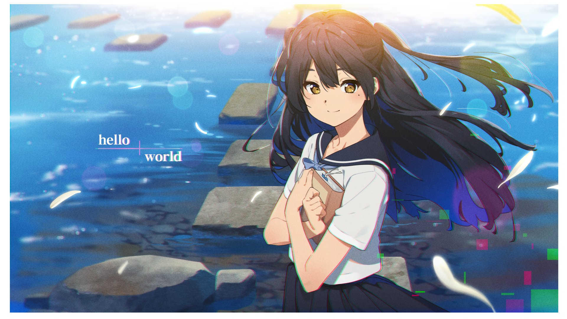Anime Hello World HD Wallpaper