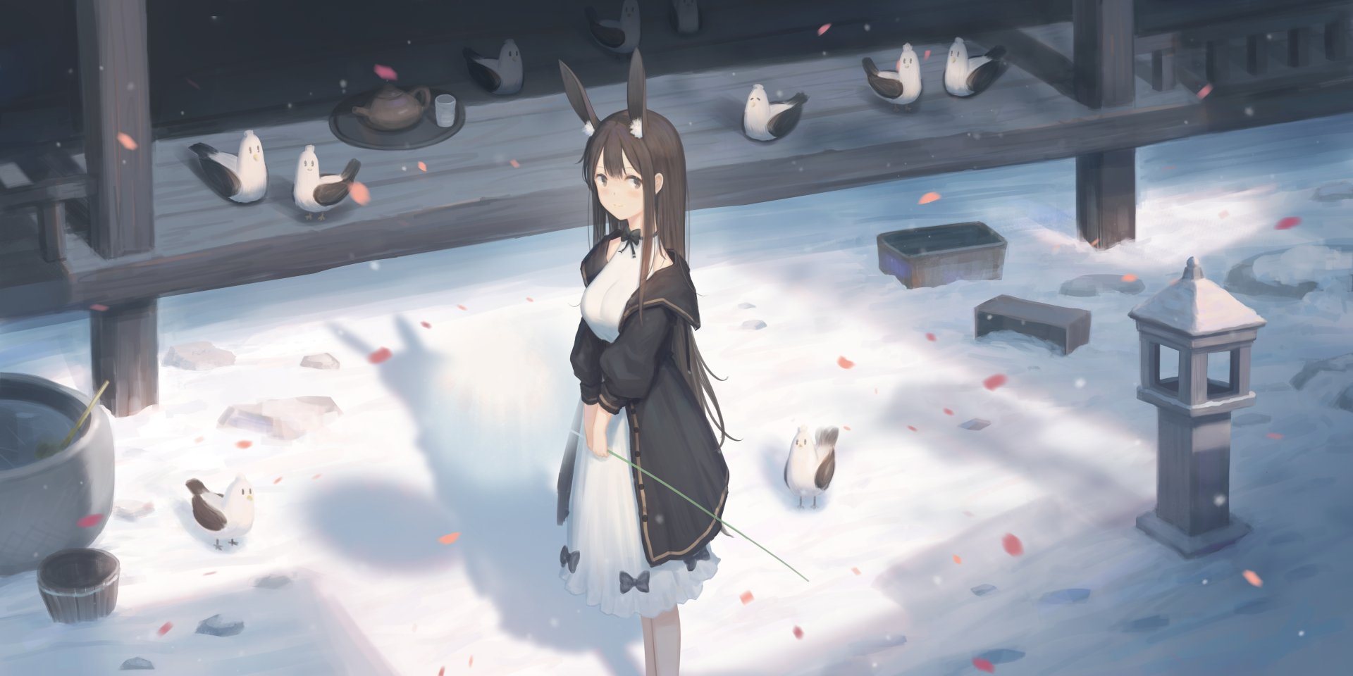 Download Anime Girl Anime Girl 4k Ultra HD Wallpaper by 咬人龟