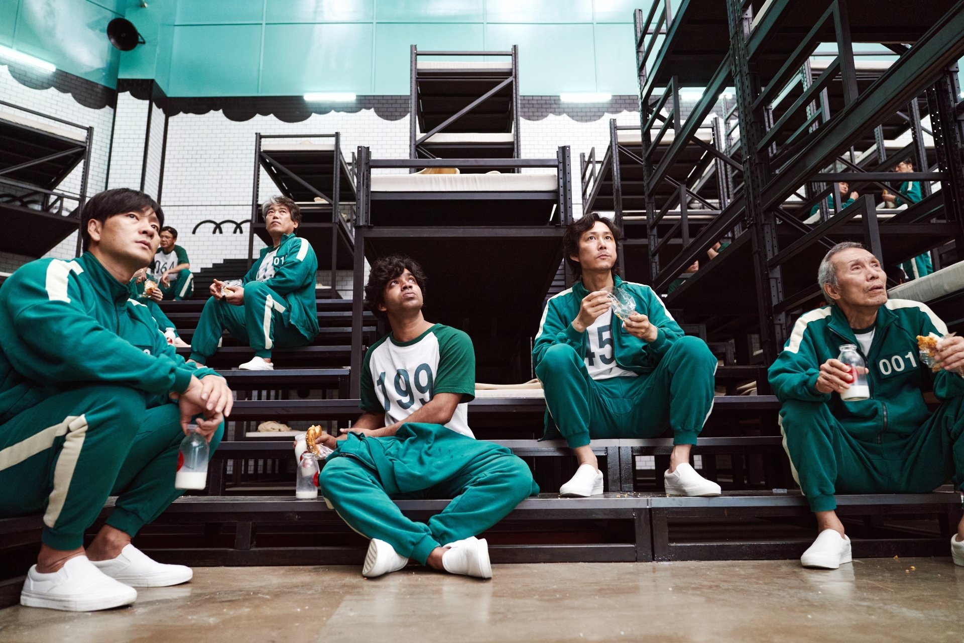 Download O Yeong-su Lee Jung-jae TV Show Squid Game 4k Ultra HD Wallpaper