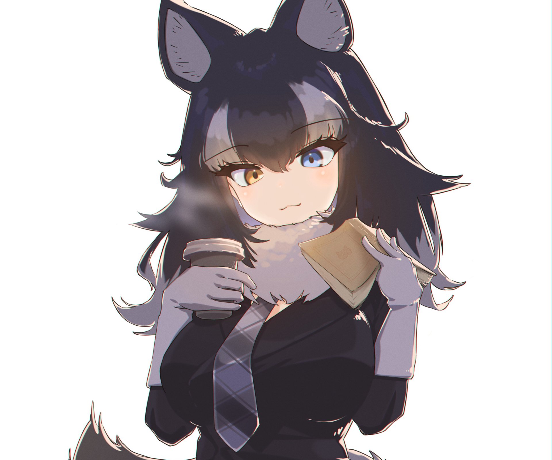 Download Heterochromia Grey Wolf (Kemono Friends) Anime Kemono Friends HD Wallpaper