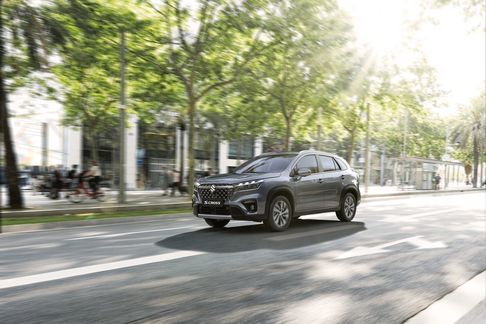 Download SUV Vehicle Suzuki S-Cross Hybrid 8k Ultra HD Wallpaper