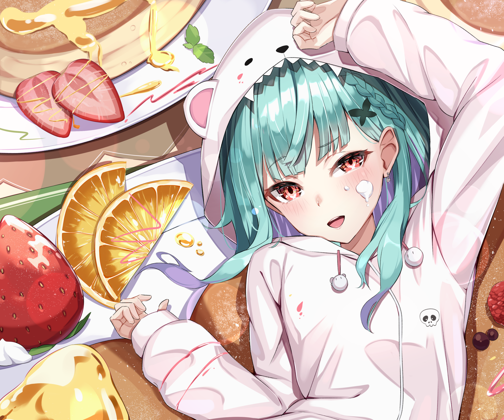 Download Hololive Uruha Rushia Anime Virtual Youtuber HD Wallpaper