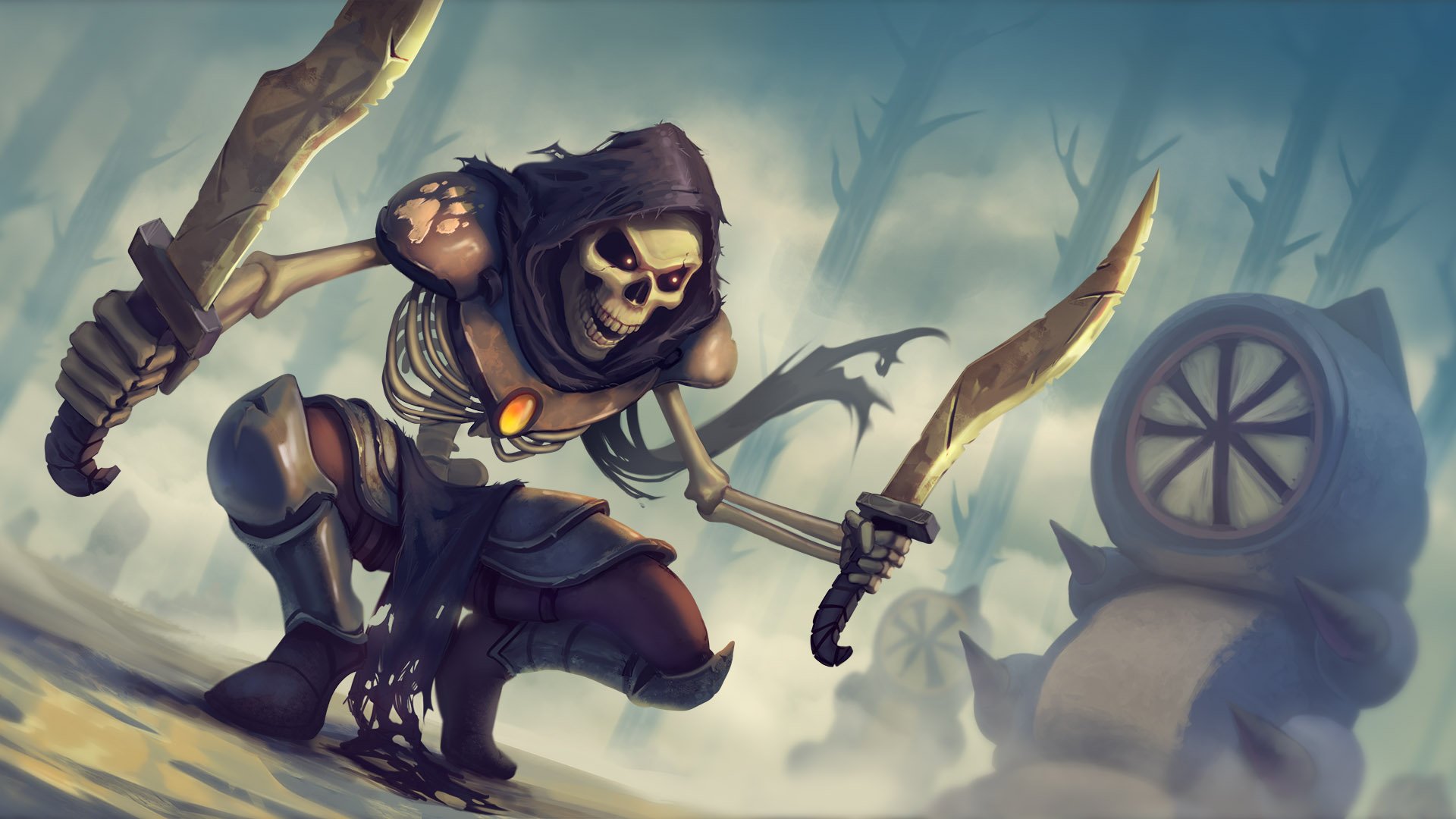 Download Video Game Skeletal Avenger HD Wallpaper