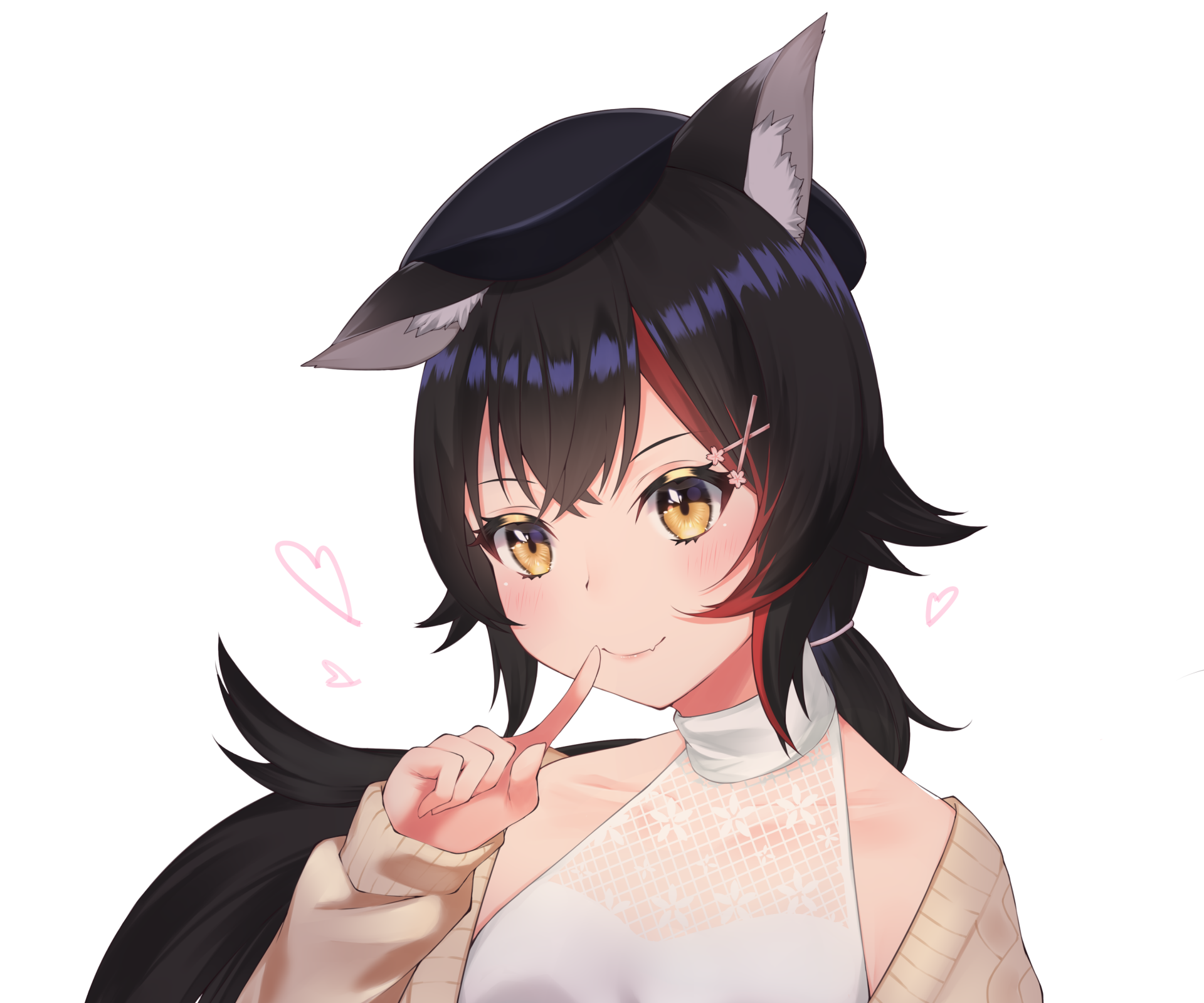 Download Hololive Ookami Mio Anime Virtual Youtuber HD Wallpaper