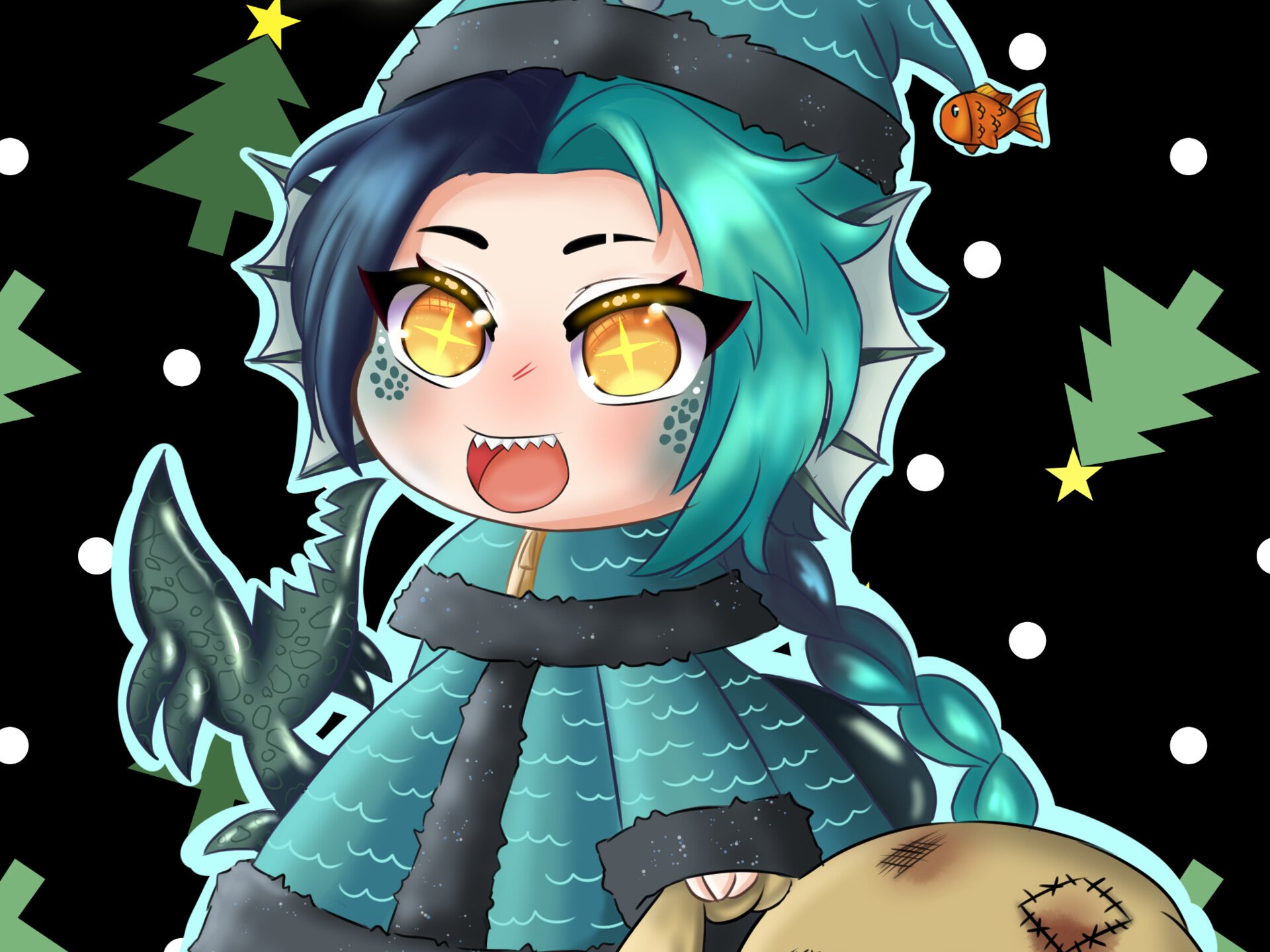 Download Anime Padoru HD Wallpaper