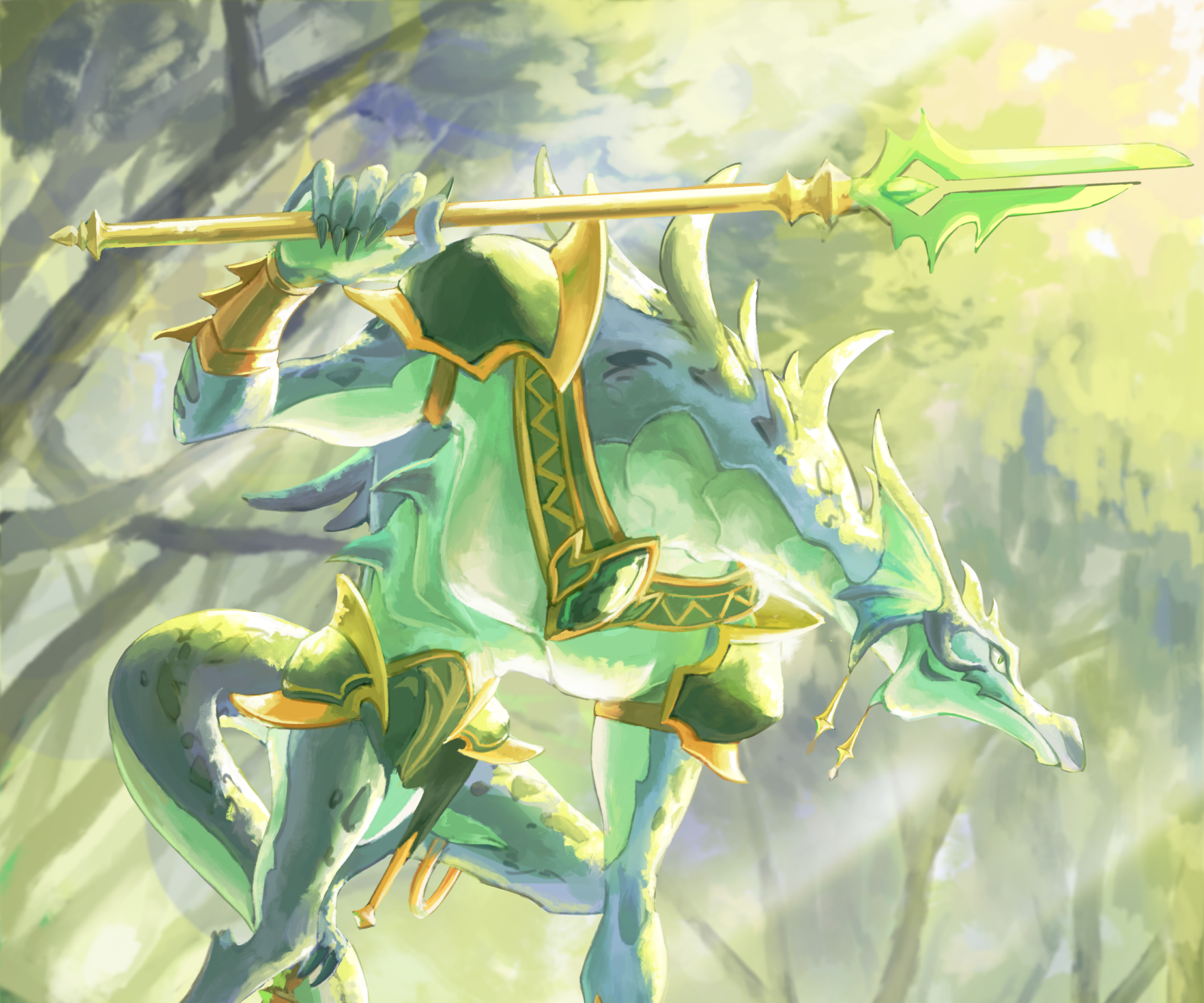 Download Saurus (AFK Arena) Video Game AFK Arena HD Wallpaper