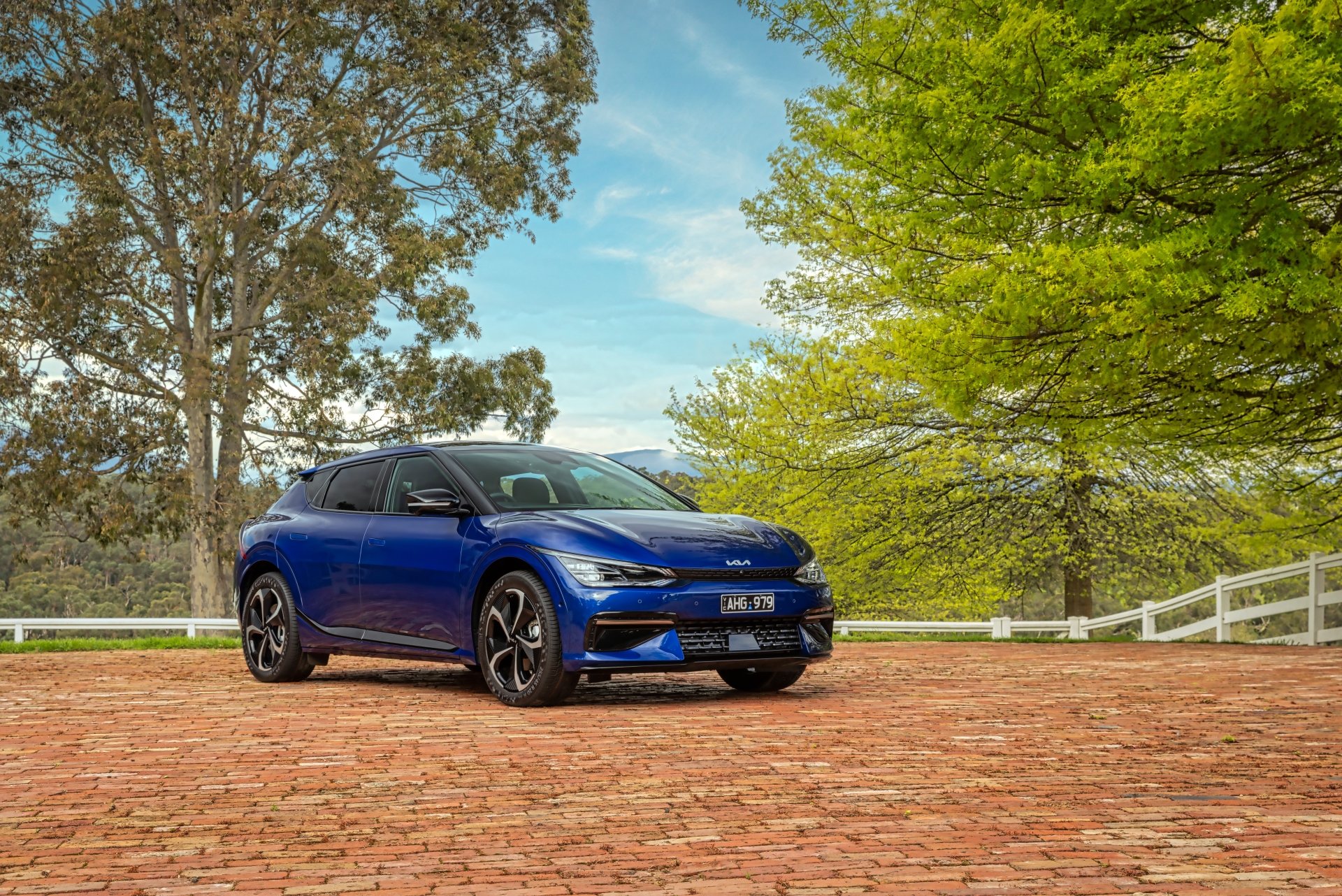 Download Electric Car SUV Vehicle Kia EV6 GT Line 8k Ultra HD Wallpaper