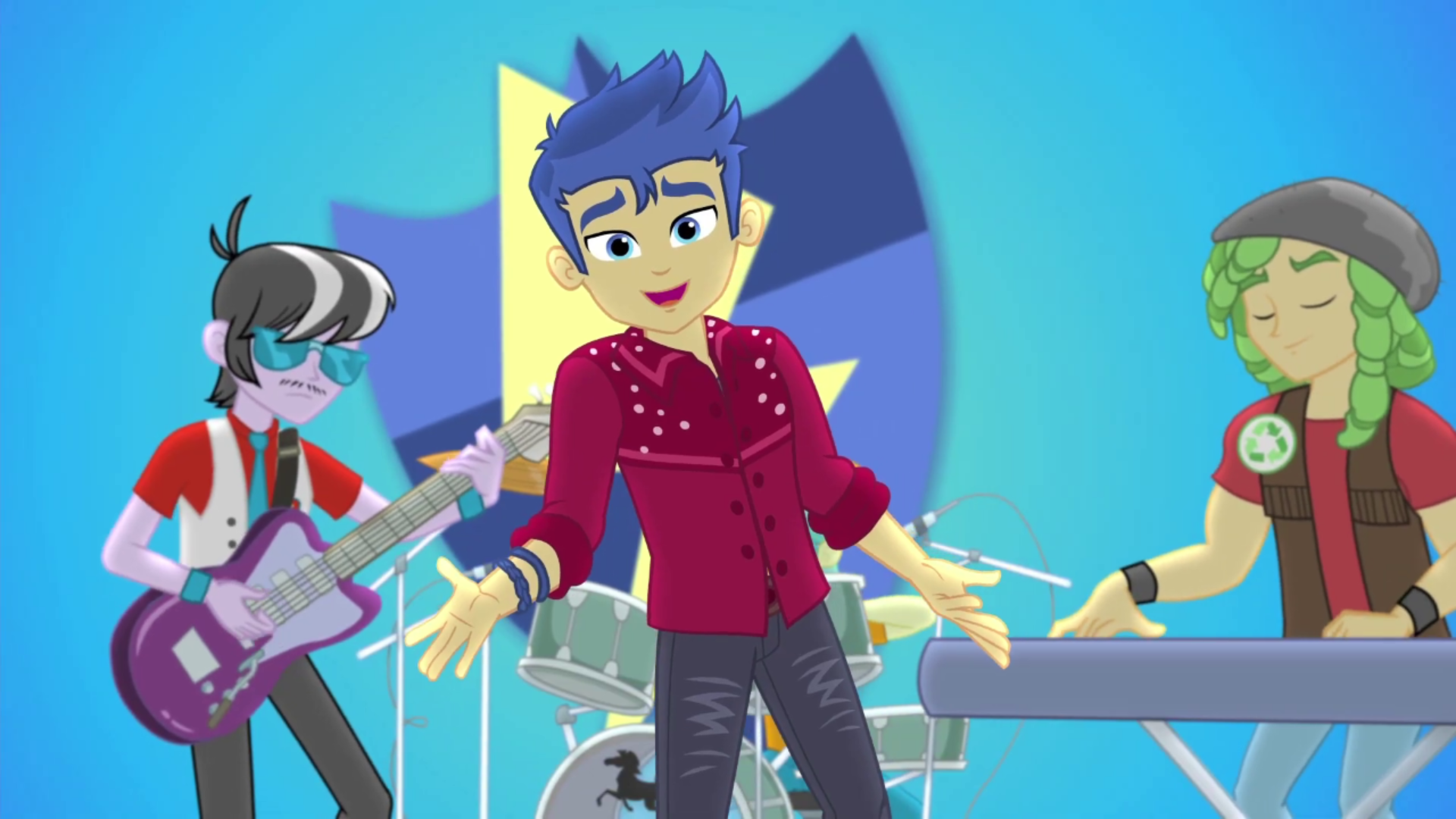 Download Sandalwood (My Little Pony) Ringo (My Little Pony) Flash Sentry TV Show My Little Pony: Equestria Girls HD Wallpaper