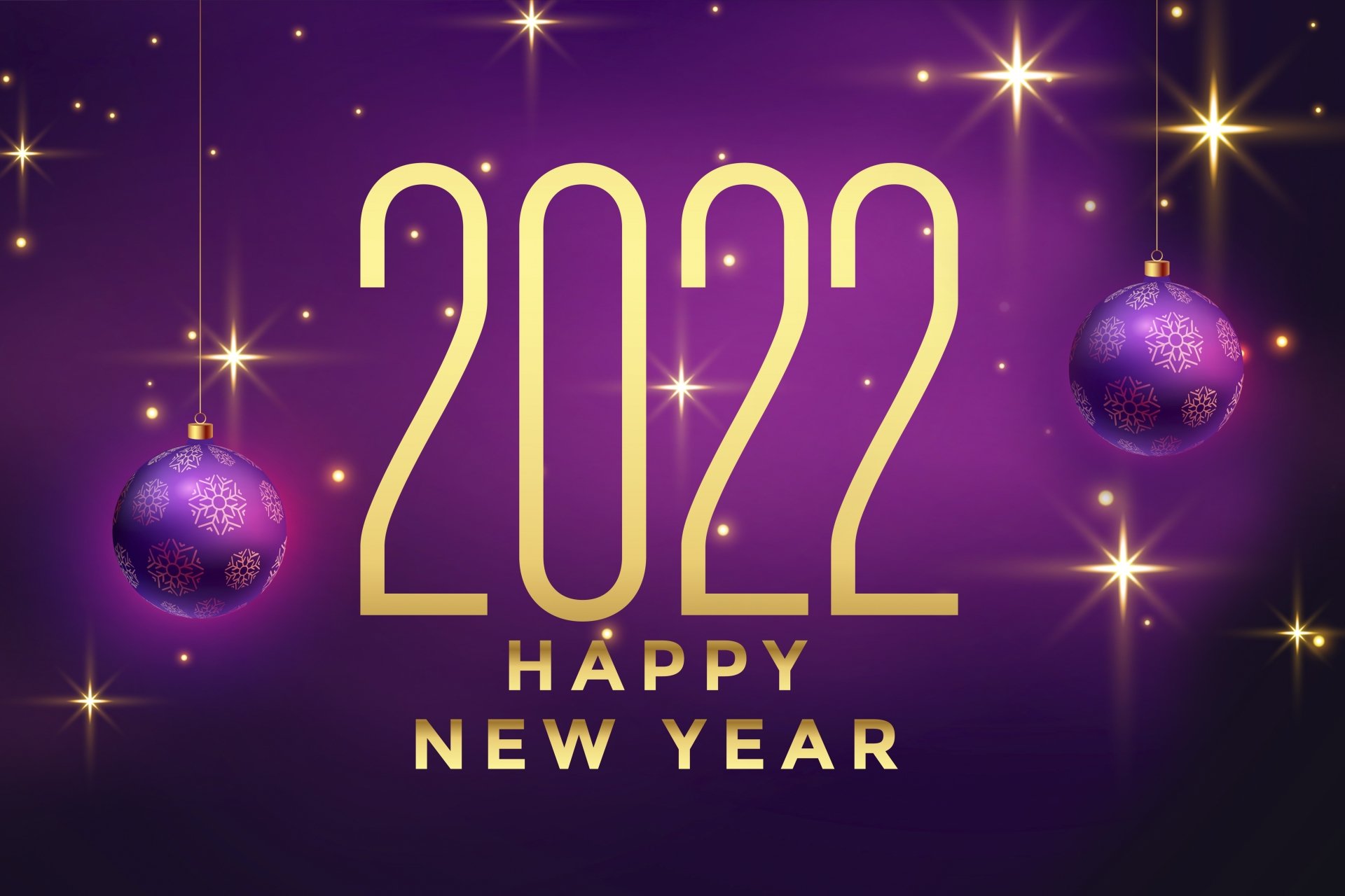 Download Happy New Year Holiday New Year 2022 4k Ultra HD Wallpaper