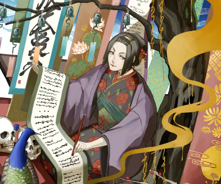 kimono fantasy woman HD Desktop Wallpaper | Background Image