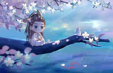 Lan Wangji Anime Mo Dao Zu Shi HD Desktop Wallpaper | Background Image