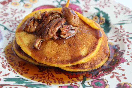  Pumpkin Pecan Pancakes by Hilary Stone