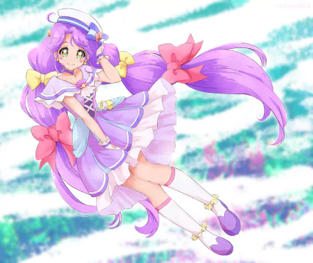 Sango Suzumura Cure Coral Anime Tropical-Rouge! Pretty Cure HD Desktop Wallpaper | Background Image