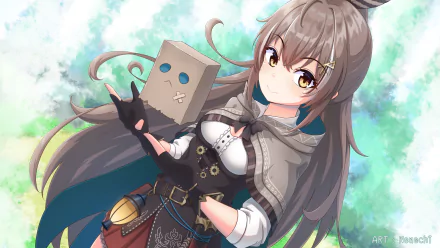 hololive Nanashi Mumei Anime Virtual Youtuber HD Desktop Wallpaper | Background Image