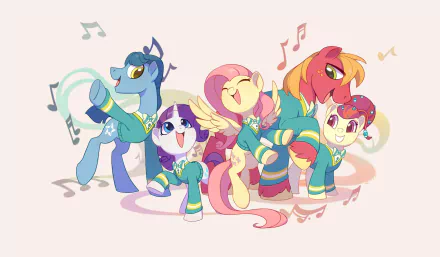 Torch Song (My Little Pony) Toe-Tapper (My Little Pony) Rarity (My Little Pony) Big Macintosh Fluttershy (My Little Pony) TV Show My Little Pony: Friendship Is Magic HD Desktop Wallpaper | Background Image