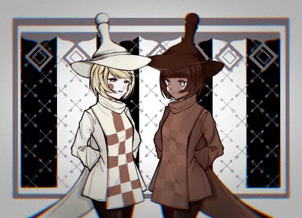 Pawn White Cookie (Cookie Run) Pawn Black Cookie (Cookie Run) video game Cookie Run: OvenBreak HD Desktop Wallpaper | Background Image