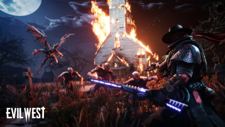 video game Evil West HD Desktop Wallpaper | Background Image