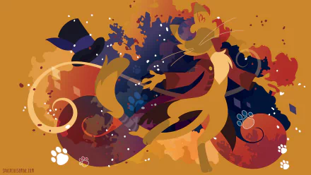 minimalist Capper Dapperpaws movie My Little Pony: The Movie HD Desktop Wallpaper | Background Image