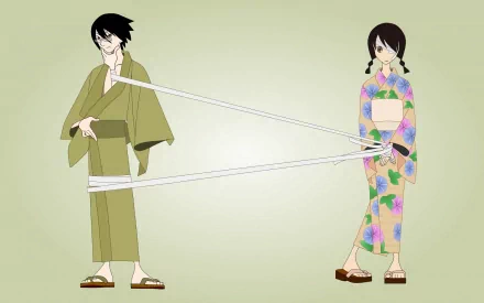Nozomu Itoshiki Abiru Kobushi Anime Sayonara Zetsubou-Sensei HD Desktop Wallpaper | Background Image
