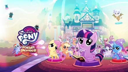 video game My Little Pony Pocket Ponies HD Desktop Wallpaper | Background Image