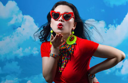 sunglasses woman model HD Desktop Wallpaper | Background Image