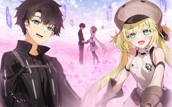 Saber (Fate Series) Ritsuka Fujimaru Artoria Caster Anime Fate/Grand Order HD Desktop Wallpaper | Background Image