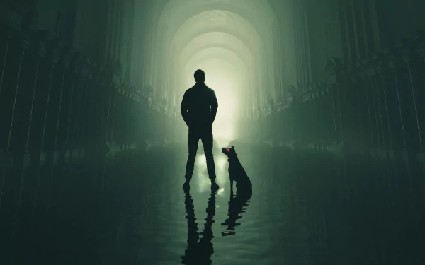 silhouette man alone HD Desktop Wallpaper | Background Image
