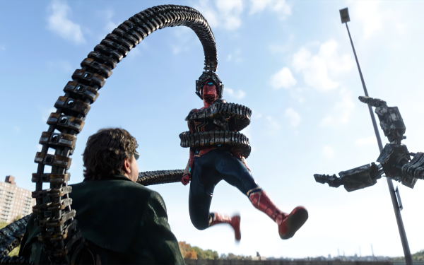 Movie Spider-Man: No Way Home Spider-Man Doctor Octopus HD Wallpaper | Background Image