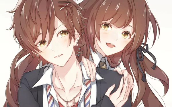 Hoshino Kazuki (Collar x Malice) Hoshino Ichika video game Collar x Malice HD Desktop Wallpaper | Background Image