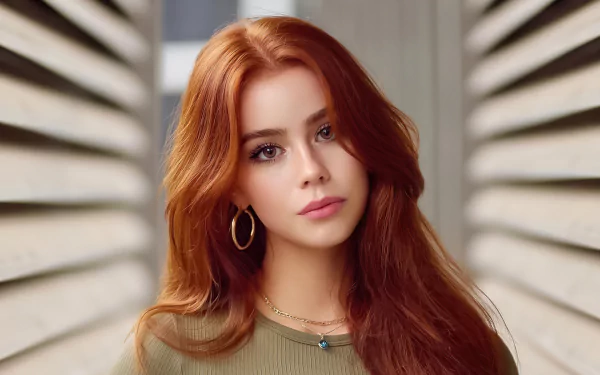 redhead woman model HD Desktop Wallpaper | Background Image