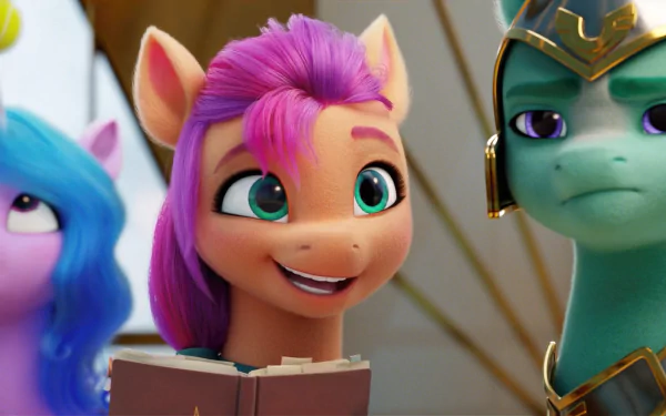 Izzy Moonbow Sunny Starscout movie My Little Pony: A New Generation HD Desktop Wallpaper | Background Image