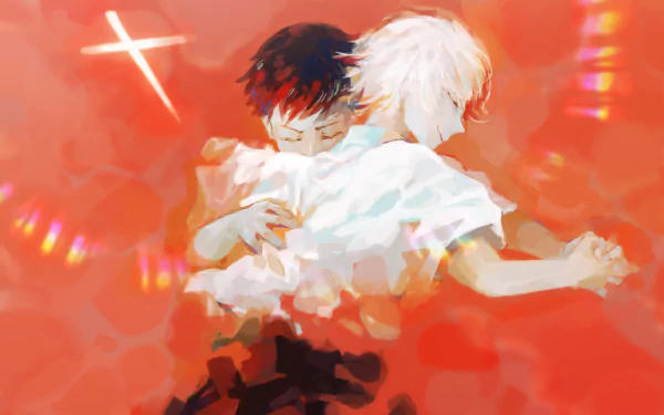 Kaworu Nagisa Shinji Ikari Anime Neon Genesis Evangelion HD Desktop Wallpaper | Background Image