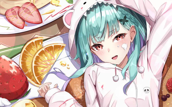 hololive Uruha Rushia Anime Virtual Youtuber HD Desktop Wallpaper | Background Image