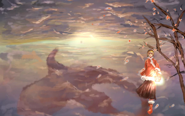 Anime Big Fish & Begonia HD Desktop Wallpaper | Background Image