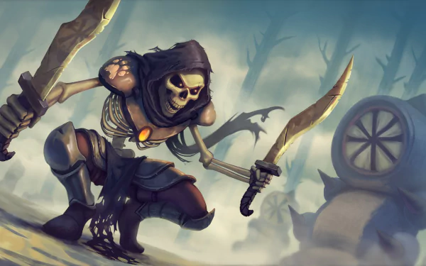 video game Skeletal Avenger HD Desktop Wallpaper | Background Image