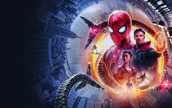 Movie Spider-Man: No Way Home Spider-Man Zendaya Michelle 'MJ' Jones Doctor Strange Electro HD Wallpaper | Background Image