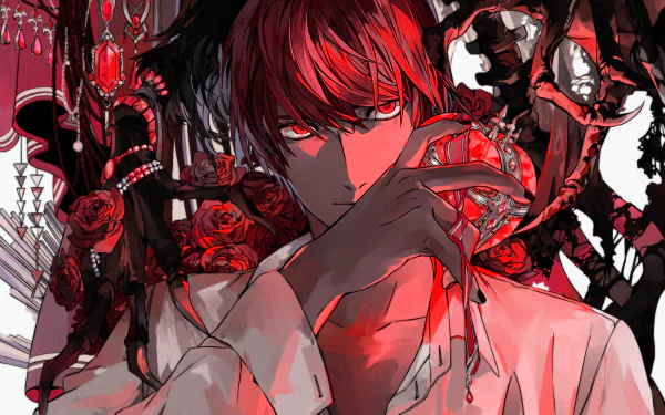 Light Yagami Anime Death Note HD Desktop Wallpaper | Background Image