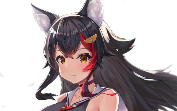 hololive Ookami Mio Anime Virtual Youtuber HD Desktop Wallpaper | Background Image