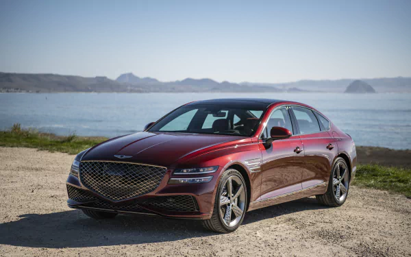 Genesis G80 3.5T AWD Sport vehicle Genesis G80 HD Desktop Wallpaper | Background Image