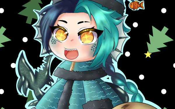 Anime Padoru HD Desktop Wallpaper | Background Image