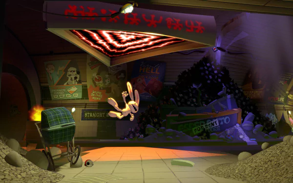 video game Sam & Max Beyond Time and Space HD Desktop Wallpaper | Background Image
