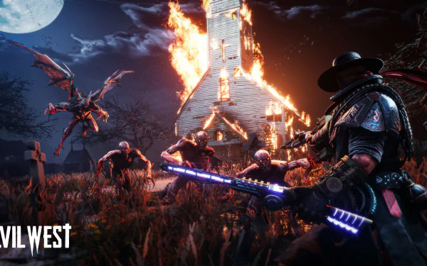 video game Evil West HD Desktop Wallpaper | Background Image