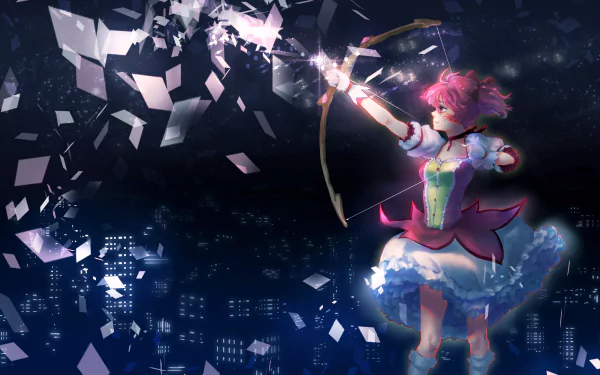 Madoka Kaname Anime Puella Magi Madoka Magica HD Desktop Wallpaper | Background Image