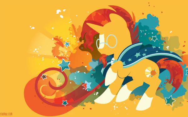 unicorn pony minimalist Sunburst (My Little Pony) TV Show My Little Pony: Friendship Is Magic HD Desktop Wallpaper | Background Image