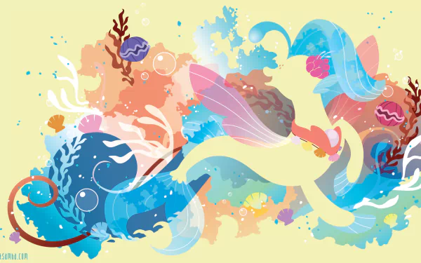 minimalist Princess Skystar movie My Little Pony: The Movie HD Desktop Wallpaper | Background Image