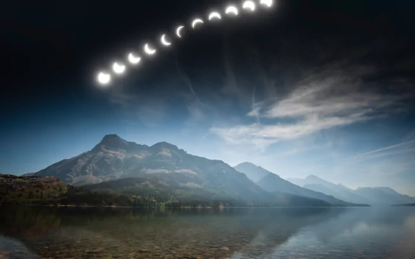  Waterton Lake Eclipse by Jason Auch