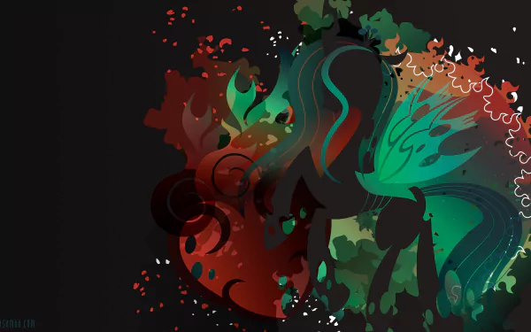 minimalist Queen Chrysalis TV Show My Little Pony: Friendship Is Magic HD Desktop Wallpaper | Background Image